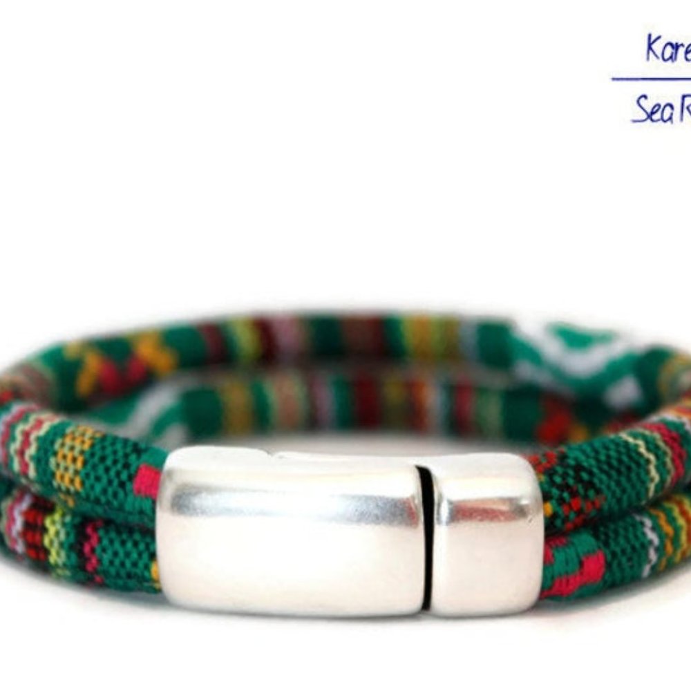 Sea Ranch Jewelry Men's Woven Cotton Bracelet